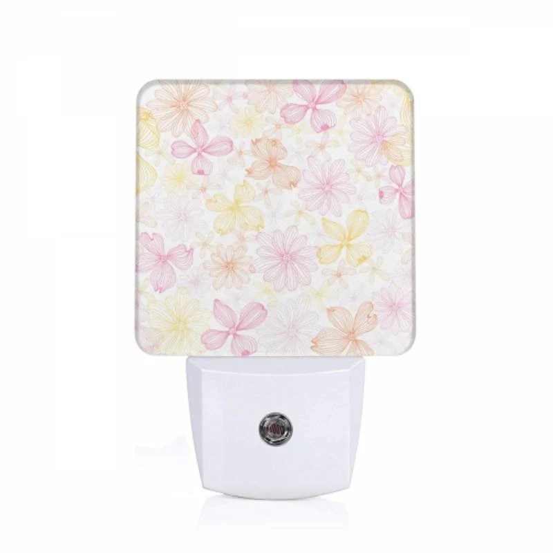 Night Light, A pink and yellow flower pattern. Night Light, A Pink And Yellow Flower Pattern. -Nuas Diy Shop b8ec3fc35eddc7dffbc58893622704cedd803662