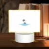 Rectangular Acrylic Night Light, A Simple Logo Of A Palm Tree On A Beach. -Nuas Diy Shop b91e41e8a6d62fb9b490c79b96c20b2f6b4f2ab9