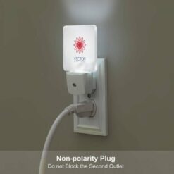 Night Light Set Of 2, A Red And White Flower With A Red Center. -Nuas Diy Shop b99ddab431637c3cbdf5bf4f02ad84a962b64a3f