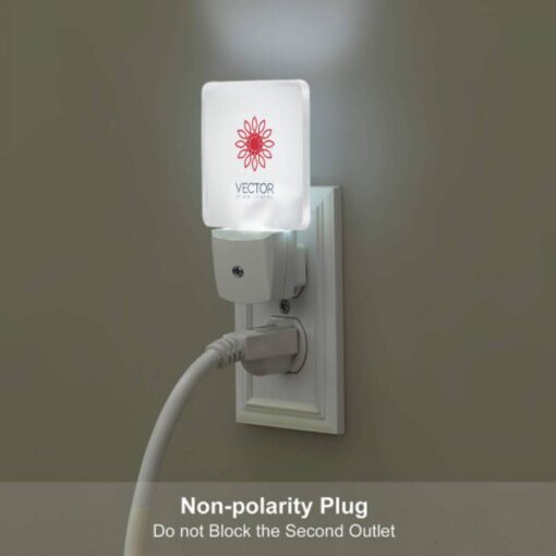 Night Light Set Of 2, A Red And White Flower With A Red Center. -Nuas Diy Shop b99ddab431637c3cbdf5bf4f02ad84a962b64a3f