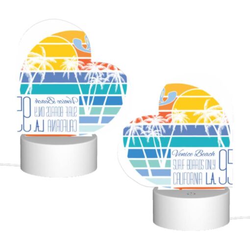 Love Acrylic Night Light, A Surfboard Advertisement For Venice Beach. -Nuas Diy Shop ba01fdc782dc0f7ca788fd4018c0c60faa3df5a5