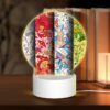 Round Acrylic Night Light, Four Different Colored Designs Of A Tree. -Nuas Diy Shop bafaf7cf8b1143d5832f4d7f996241156ee906bf