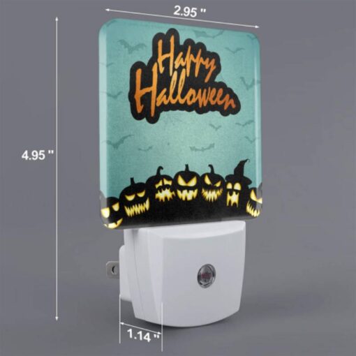 Night Light Set Of 2, A Sign That Says Happy Halloween. -Nuas Diy Shop bb19563fa0e15d57286d8cc41f887cd9541b7327