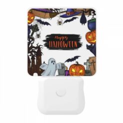 Night Light, A Colorful Halloween Poster With A Spider -Nuas Diy Shop bb6b79648176c0b23622d501fdf5aeadadce93df
