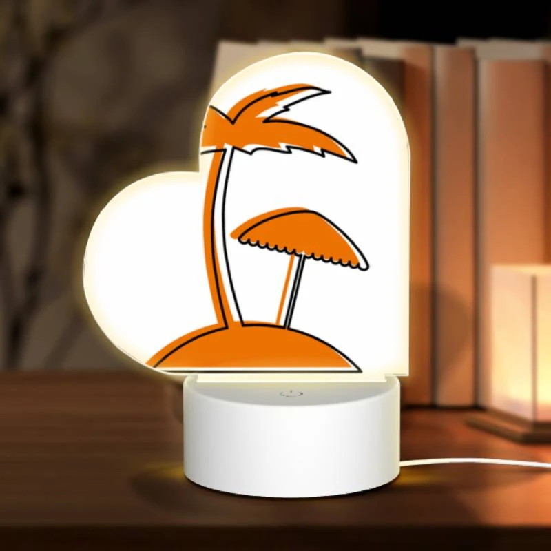 Love Acrylic Night Light, A cartoon drawing of a palm tree with a beach umbrella. Love Acrylic Night Light, A Cartoon Drawing Of A Palm Tree With A Beach Umbrella. -Nuas Diy Shop bb7a9501df5b33925403bf0447248d423967941f
