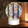 Round Acrylic Night Light, Three Different Colored Paintings Of A Sunflower. -Nuas Diy Shop bc002363213aa8d3db42d0fe5e88047696ed3dd8