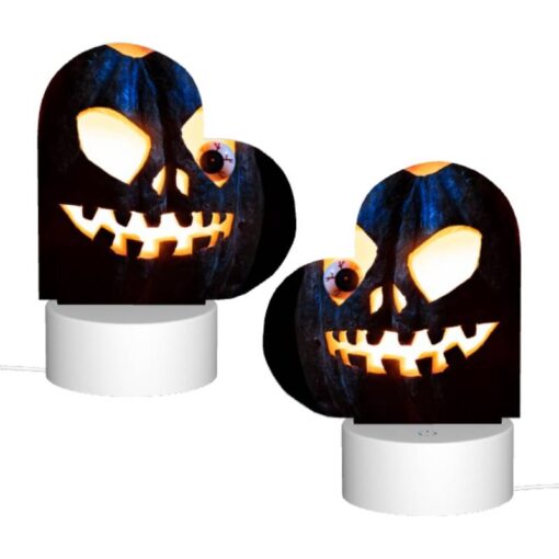 Love Acrylic Night Light, A Carved Pumpkin With A Face And A Light Inside. -Nuas Diy Shop bc60a34a2cfa6461aa8b54608c8a87b56c06a3c1