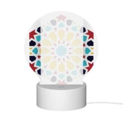 Round Acrylic Night Light, A Colorful Star Pattern Is Displayed On A White Background. 11 Round Acrylic Night Light, A Colorful Star Pattern Is Displayed On A White Background. -Nuas Diy Shop bc8020d998375a56c73881aebebb5969c0594b7f