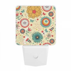 Night Light, A Colorful Floral Pattern With Yellow -Nuas Diy Shop bcb632f5ed93c28b20d83efe0dbd1c8c9d227cf8