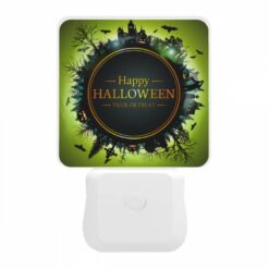 Night Light, A Round Sign With A Halloween Theme. -Nuas Diy Shop bd01627dd33d6d5caab22c26b583952f457a452c