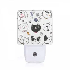 Night Light, A Collection Of Cartoon Animal Drawings