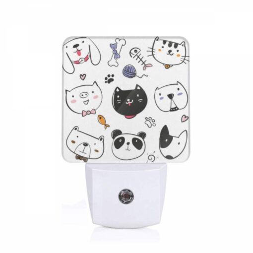 Night Light, A Collection Of Cartoon Animal Drawings -Nuas Diy Shop bdd2c9cbc1a75c5f943cc7e9e9cd78f6e398c3ff