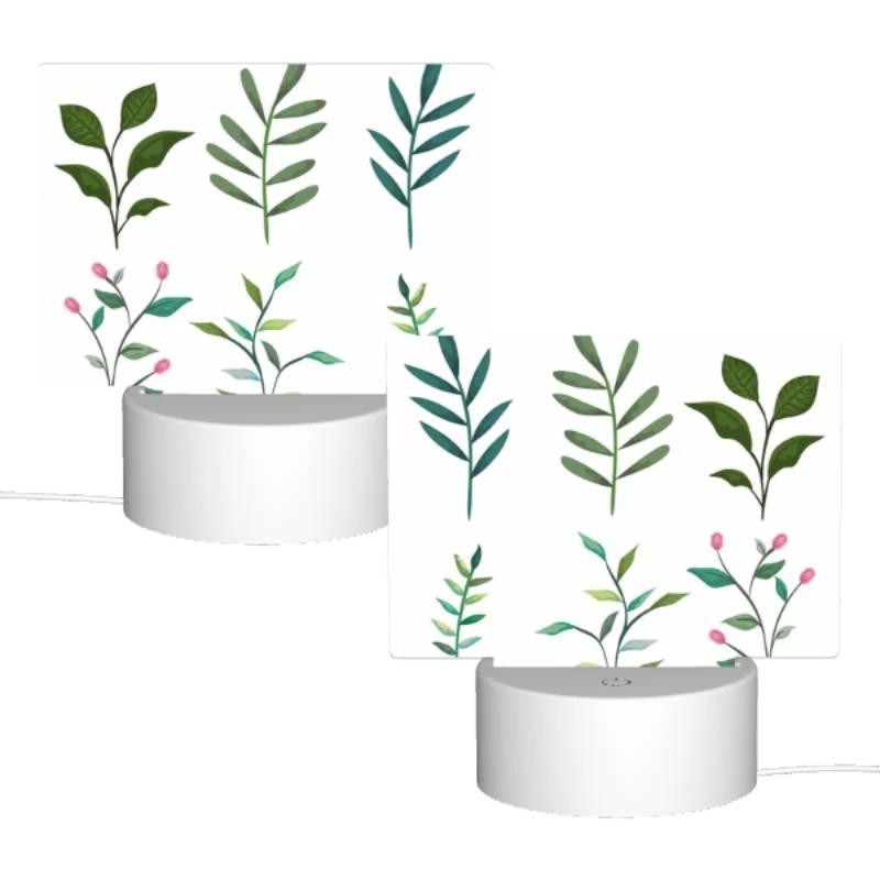 Rectangular Acrylic Night Light, Six different types of leaves are shown in a row. Rectangular Acrylic Night Light, Six Different Types Of Leaves Are Shown In A Row. -Nuas Diy Shop be4d156778a570e04831ebd1ddfa37920cf25699