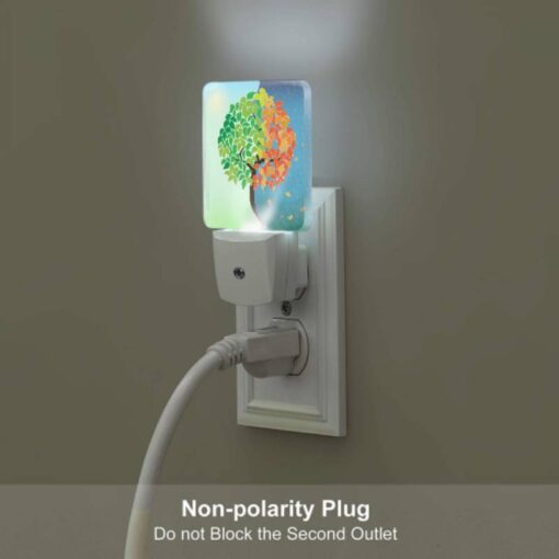 Night Light Set Of 2, A Tree With Green And Yellow Leaves Is Shown In A Split Image -Nuas Diy Shop bece0ccad7f8dfc2e7cd206a223b540bb578bf0b