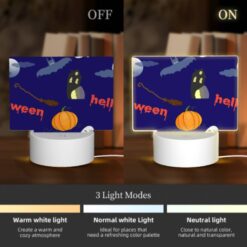 Rectangular Acrylic Night Light, A Halloween Themed Image With A Pumpkin -Nuas Diy Shop bed380be9c7cacf0eb8cbf8d20e977d2cbc76057