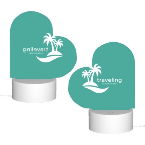 Love Acrylic Night Light, A Logo For A Traveling Company. -Nuas Diy Shop bf74a49a56a5319b204ded263fc37929159c1ff7