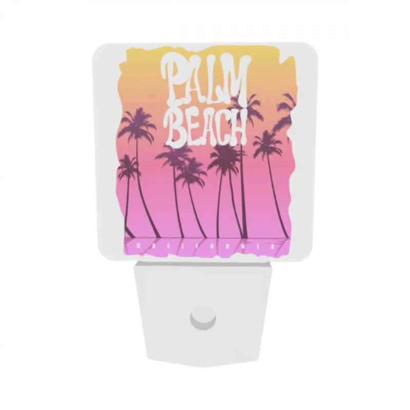 Night Light Set of 2, A colorful poster of a beach in California. Night Light Set Of 2, A Colorful Poster Of A Beach In California. -Nuas Diy Shop bf74cc0702bebc2f2889aa559471a976c3af1b50