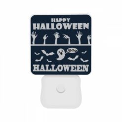 Night Light Set Of 2, A Poster With A Ghost And The Words "Happy Halloween" On It. -Nuas Diy Shop bf75ce82f826016c6270602883a6a2241dbb87f6