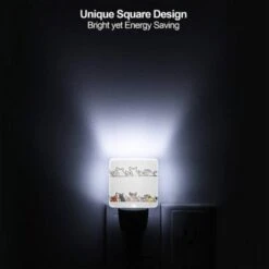 Night Light, A Line Of Dogs And A Cat Are Shown In A Cartoon Drawing. 6 Night Light, A Line Of Dogs And A Cat Are Shown In A Cartoon Drawing. -Nuas Diy Shop bff5685be0536ee6c6833a029e48316159bc8e05