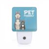 Night Light, A Black And White Cat And A Dog Are Standing Next To Each Other. -Nuas Diy Shop c001c5741c9433c457a4e7cc64e4e57c888ddb3d