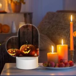 Love Acrylic Night Light, Three Pumpkins With Lit Candles In Them -Nuas Diy Shop c03d5332663ea210a3279c7f1d48f38ee21f37f1