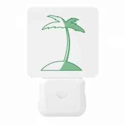 Night Light, A Green Palm Tree On A White Background. 10 Night Light, A Green Palm Tree On A White Background. -Nuas Diy Shop c0a80dbe93b314695d3bebfd9d25c65db49f9996
