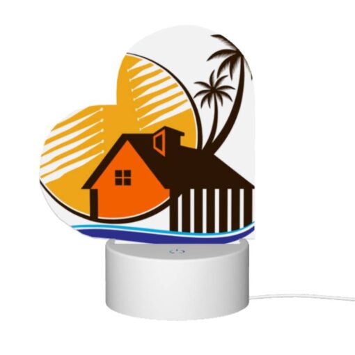 Love Acrylic Night Light, A House With A Palm Tree In Front Of It. -Nuas Diy Shop c1b24bdb9d92f81cd2c7883c4ab1d5a44cac897b
