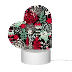 Love Acrylic Night Light, A Colorful Floral Pattern With A Bird And A Red Apple. -Nuas Diy Shop c1dada440e87f185499834201dc682635ad97750