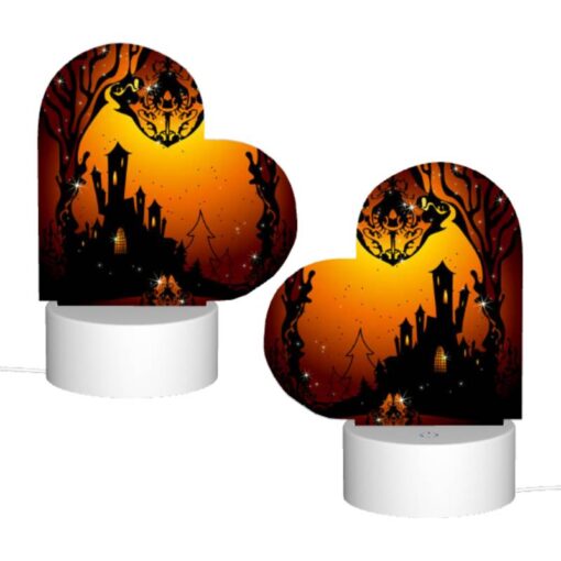 Love Acrylic Night Light, A Castle With A Moon In The Background. -Nuas Diy Shop c24a552db9c6a19577ae7cff858a63f5caa584fc