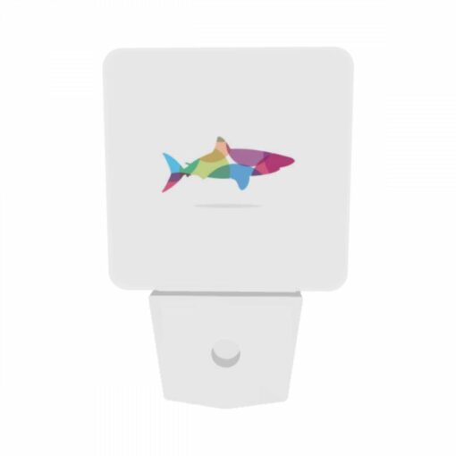 Night Light Set Of 2, A Colorful Fish Is Shown In A White Background. -Nuas Diy Shop c28860e4665312b14f5357fd50dd1337858539a6