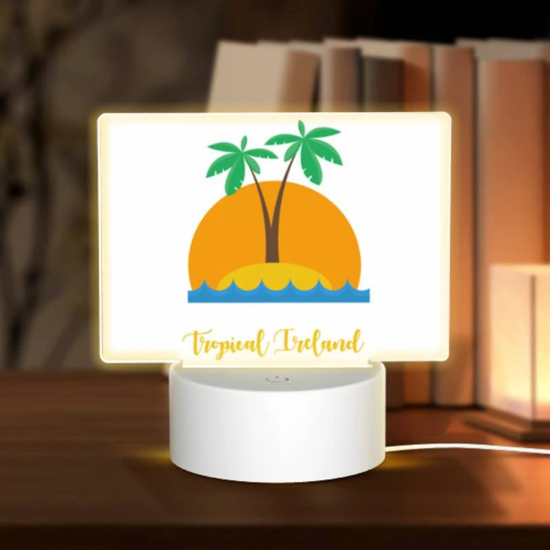 Rectangular Acrylic Night Light, A tropical island with a sun and two palm trees. Rectangular Acrylic Night Light, A Tropical Island With A Sun And Two Palm Trees. -Nuas Diy Shop c2a4eb2ec684c593410e5f73f043006ebefc5da8