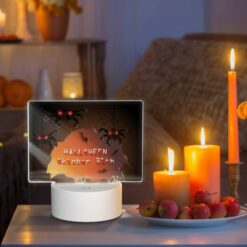 Rectangular Acrylic Night Light, A Poster For Halloween On October 31st. -Nuas Diy Shop c2bf77629aa2e309cf728e1a5a91fb61a767eb9f