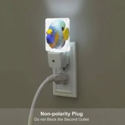 Night Light Set Of 2, A Blue And Yellow Fish With A Black Nose. 6 Night Light Set Of 2, A Blue And Yellow Fish With A Black Nose. -Nuas Diy Shop c2cc03908f3c80400b72675830c2da795e1a8e59