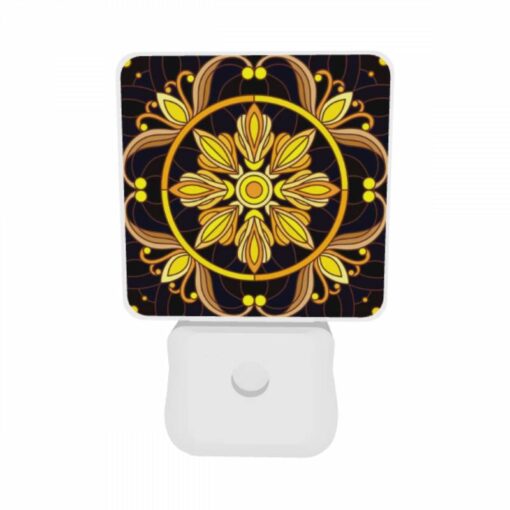 Night Light Set Of 2, A Colorful Flower Design With A Yellow Center. -Nuas Diy Shop c2d7c06c88b40cd6acb53a709a3e75551d154429