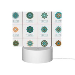 Rectangular Acrylic Night Light, A Collection Of Different Colored Geometric Shapes. -Nuas Diy Shop c378ee3f24056412bcdba13934e6ea369e02fcc8