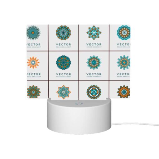 Rectangular Acrylic Night Light, A Collection Of Different Colored Geometric Shapes. -Nuas Diy Shop c378ee3f24056412bcdba13934e6ea369e02fcc8