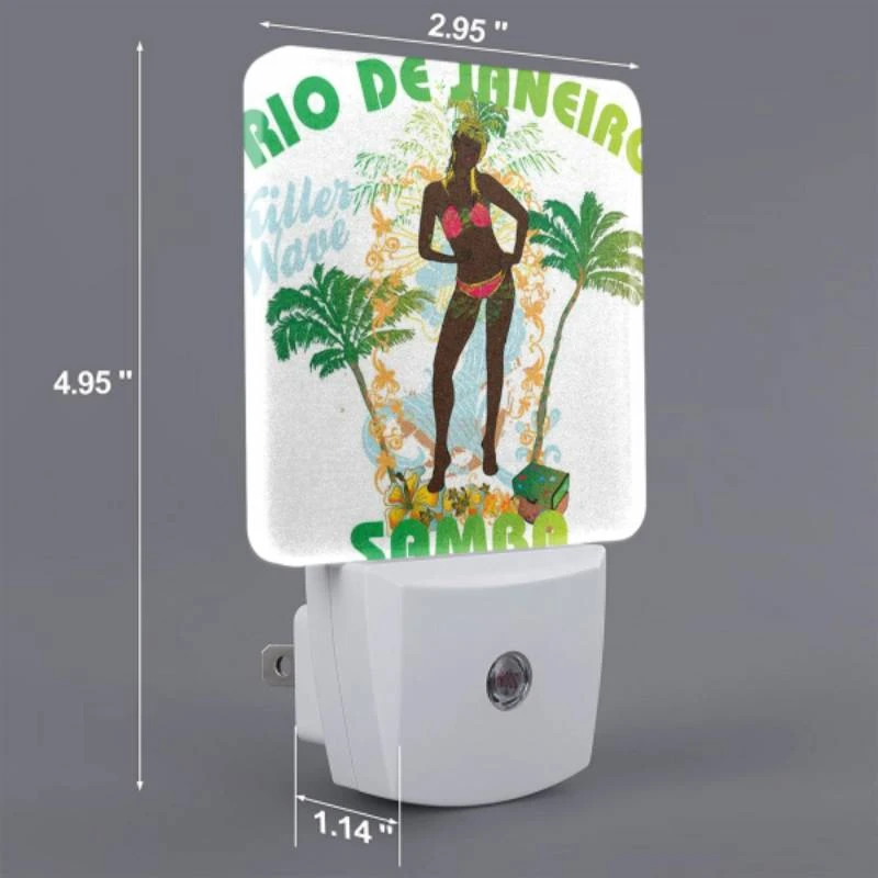 Night Light, A woman in a bikini poses for a poster advertising Rio de Janeiro. Night Light, A Woman In A Bikini Poses For A Poster Advertising Rio De Janeiro. -Nuas Diy Shop c42fa436fbfbcbcd1d4574cafbe6f264e8b98a66
