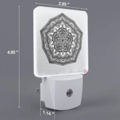 Night Light, A Black And White Drawing Of A Flower. -Nuas Diy Shop c4790459928b3f600280d68681963453411fb58e