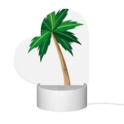 Love Acrylic Night Light, A Green And Brown Palm Tree With A Brown Trunk. -Nuas Diy Shop c4b50d1c3cefb862ff9a982ba97225daf1619995