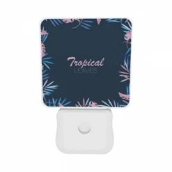Night Light Set Of 2, A Blue And Pink Leaf Design With The Word Tropical In Pink. 9 Night Light Set Of 2, A Blue And Pink Leaf Design With The Word Tropical In Pink. -Nuas Diy Shop c51213c9d093931459151118b16dec46d1de703b