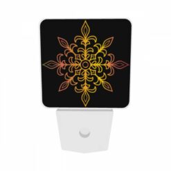 Night Light Set Of 2, A Colorful Flower Design With Yellow -Nuas Diy Shop c52aa4e68e51c57de8c3fbe8cb7baf7e846d1a16