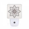 Night Light, A Black And White Drawing Of A Flower. -Nuas Diy Shop c53b472fd6eed19deedb686f8b9ff5df477920a3