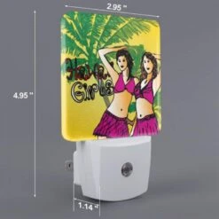 Night Light Set Of 2, Two Women In Pink Bikinis Are Posing For A Picture. -Nuas Diy Shop c5dfdc21fb1a218e4889362233c9f8893d5a9aa2