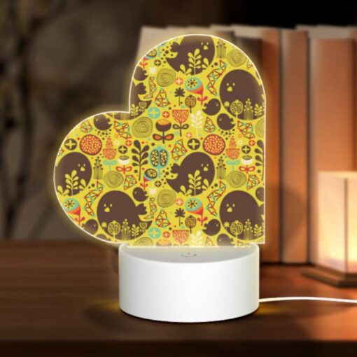 Love Acrylic Night Light, A Colorful Pattern Of Animals And Plants. -Nuas Diy Shop c8d9ba736d8d53eebc487765274b628b3a4739ac