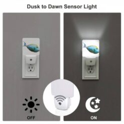 Night Light Set Of 2, A Blue And Yellow Fish With A Green Eye. -Nuas Diy Shop c9324bd201f45e4fd662a54c978fc1454384f2b8 1