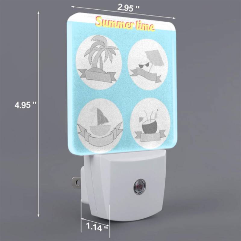 Night Light, Four different beach items are shown in a circle. Night Light, Four Different Beach Items Are Shown In A Circle. -Nuas Diy Shop c9b302f9116f09c3fc667458198f7c81d8fc1e4b