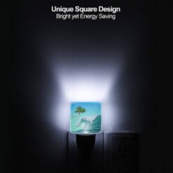 Night Light, A Large Wave With A Palm Tree In The Background. 6 Night Light, A Large Wave With A Palm Tree In The Background. -Nuas Diy Shop ca8ccd6817c883ea049ee7fc97a3dd93b977a787