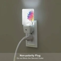 Night Light Set Of 2, A Colorful Tree With Leaves In Different Colors. -Nuas Diy Shop caa45004b6a87d7683f172d1eff2fd0947428208