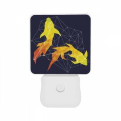 Night Light Set Of 2, A Yellow And Orange Fish Is Swimming In The Ocean. -Nuas Diy Shop cb43b89eec4e8eebc04766ef3a54c77487f68c01