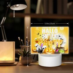Rectangular Acrylic Night Light, A Poster Advertising A Halloween Party. -Nuas Diy Shop cb7d8a04258edf8264d09b5eba15644becb5fd9a